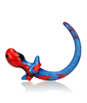 Puppy Tail Buttplug - Pug - 3.25 Inch