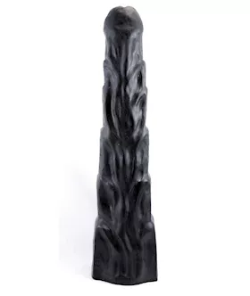 Rump Tower Dildo - Black -  17.25 Inch