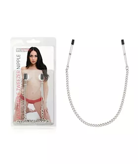 Adjustable Tweezer Nipple Clips With Chain
