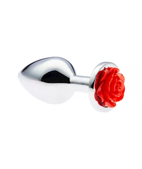 Kink Range Metal Rose Butt Plug  32 Inch