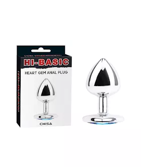 Heart Gem Anal Plug - 2.7 Inch