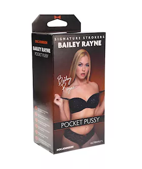 Doc Johnson Signature Strokers Bailey Rayne Ultraskyn Pocket Pussy