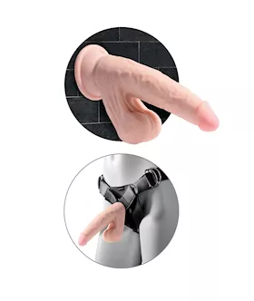 King Cock Triple Density Cock With Swinging Balls