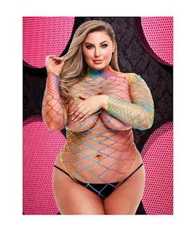 Rainbow Net Teddy