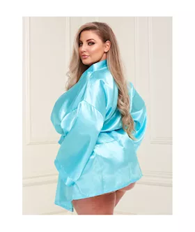 Silken Satin Robe