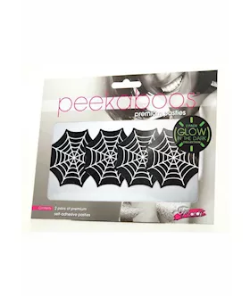 GLOW IN THE DARK WEBS Pasties