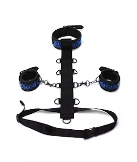 Diamond Collection Adjustable Body Harness Restraint 3 Pc Set