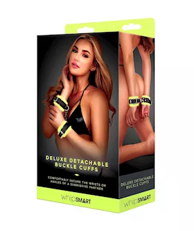 Glow In The Dark Deluxe Detachable Buckle Cuffs