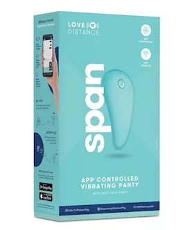 Love Distance Span App-controlled Panty Vibe