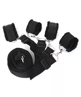 Fluffy Cuffs Bed Restraints