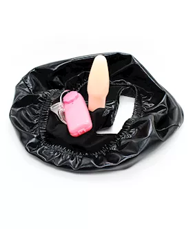 Spandex Vibrating Plug Brief