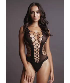 Contrast Fence Net Teddy 