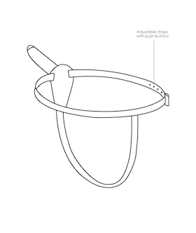 Silicone Strap-on - Adjustable 