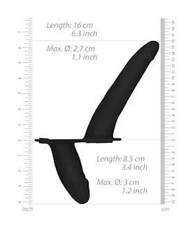 Double Silicone Strap-on - Adjustable