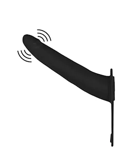 Vibrating Silicone Strap-on - Adjustable 