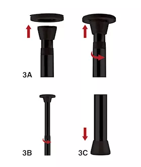 Ouch Adjustable Dance Pole