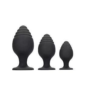 Rippled Butt Plug Set