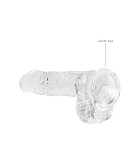 Realistic Dildo With Balls - 6 Inch