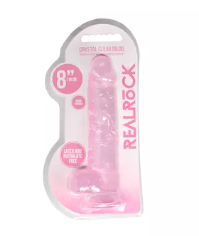Realistic Dildo With Balls - 8 Inch