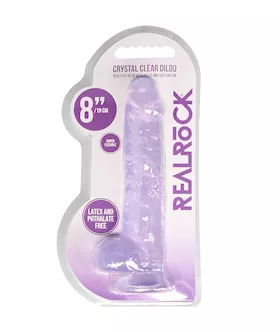 Realistic Dildo With Balls - 8 Inch