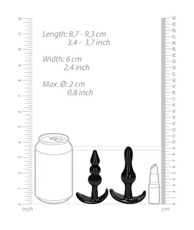No. 80 - 4-piece Butt Plug Set 