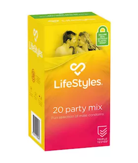 LifeStyles Healthcare Party Mix Condoms  20 Pack
