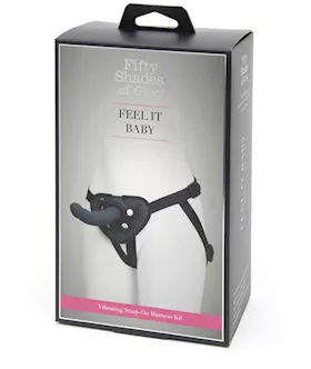 Fifty Shades Of Grey Feel It Baby Strap On Dildo Set