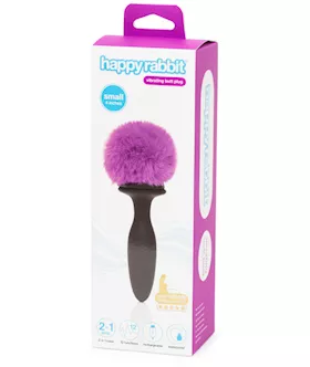 Happy Rabbit Rechargeable Vibrating Butt Plug - 4 Inch