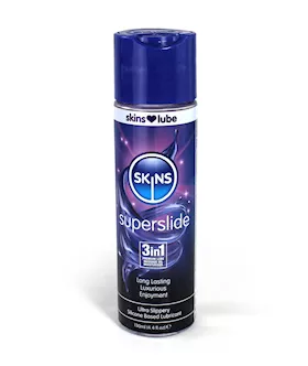 Skins Super Slide Silicone Based Lubricant 4.4 Fl Oz