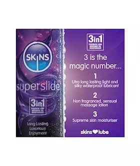 Skins Super Slide Silicone Based Lubricant 5ml Foil
