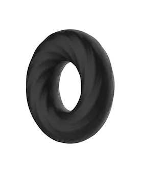 Spiral Ripples Silicone Cock Ring