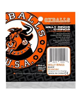 Willy Rings Cockring Pack - Set Of 3