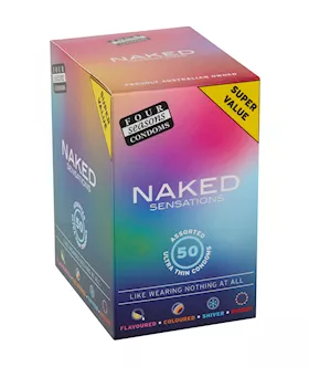 Four Seasons Naked Sensations Condoms  50 Pack