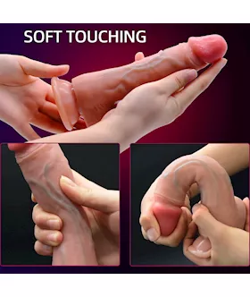 Dual Layer Realistic Cock Dildo
