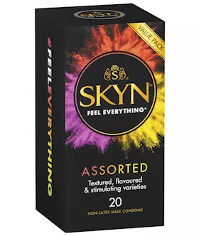 Lifestyles Skyn Assorted Soft Non-latex Condoms - 20 Pack