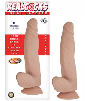 Nass Toys Dual Layered Dildo No6  8 Inch