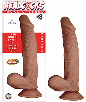 Nass Toys Dual Layered Dildo No8