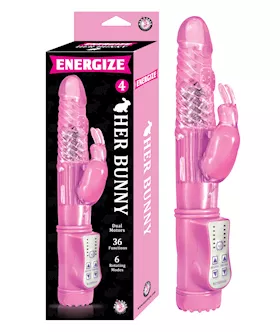 ENERGIZE HER BUNNY Vibrator 4  9 Inch