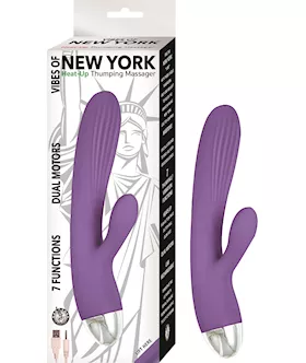 Nass Toys Vibes of New York Heat Up Thumping Massager