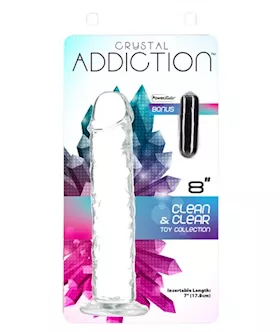 Crystal Addiction Dildo - 8 Inch