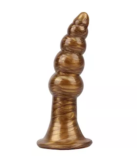 Beaded Metallic Butt Plug