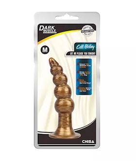 Beaded Metallic Butt Plug