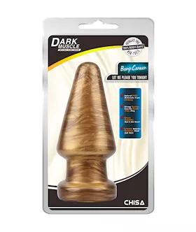 Copper Ripple Butt Plug