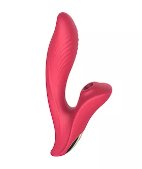 Amore Ribbed Suction Rabbit Vibrator