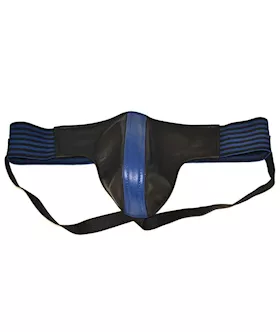 Rouge Striped Leather Jockstrap