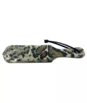 Rouge Leather Faux Fur Paddle