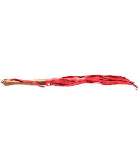 Rouge Wooden Handle Leather Flogger