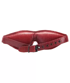 Rouge Padded Leather Blindfold