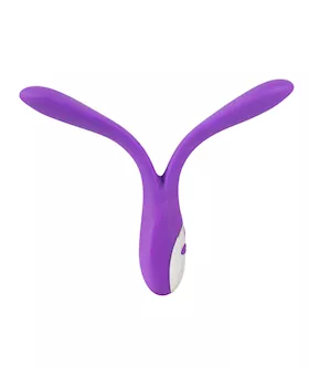 Sweet Smile Bendable Double Vibrator - 9.4 Inch