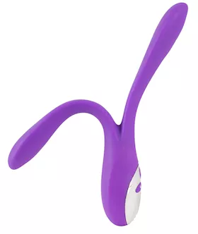 Sweet Smile Bendable Double Vibrator - 9.4 Inch